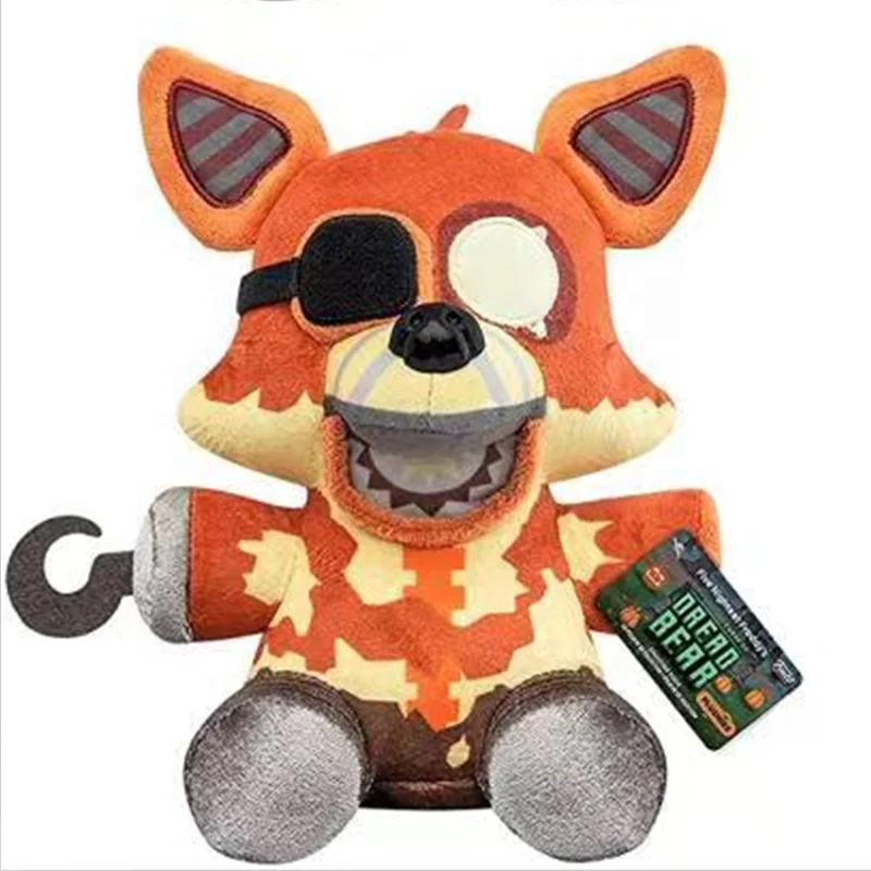 DIHAO 2022 New FNAF Nightmare Freddy Bear Foxy Springtrap Bonnie Plush Toys Dreadbear Soft Stuffed Animal Dolls