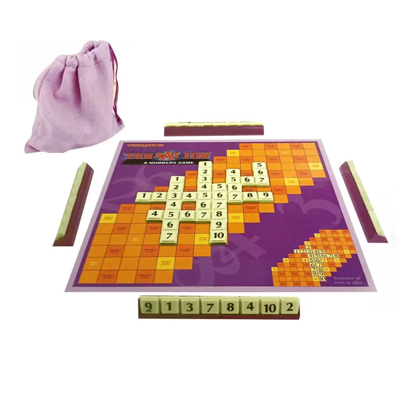 Wholesale kids learning educational interactive toys scrabble board game for 6+ kids
