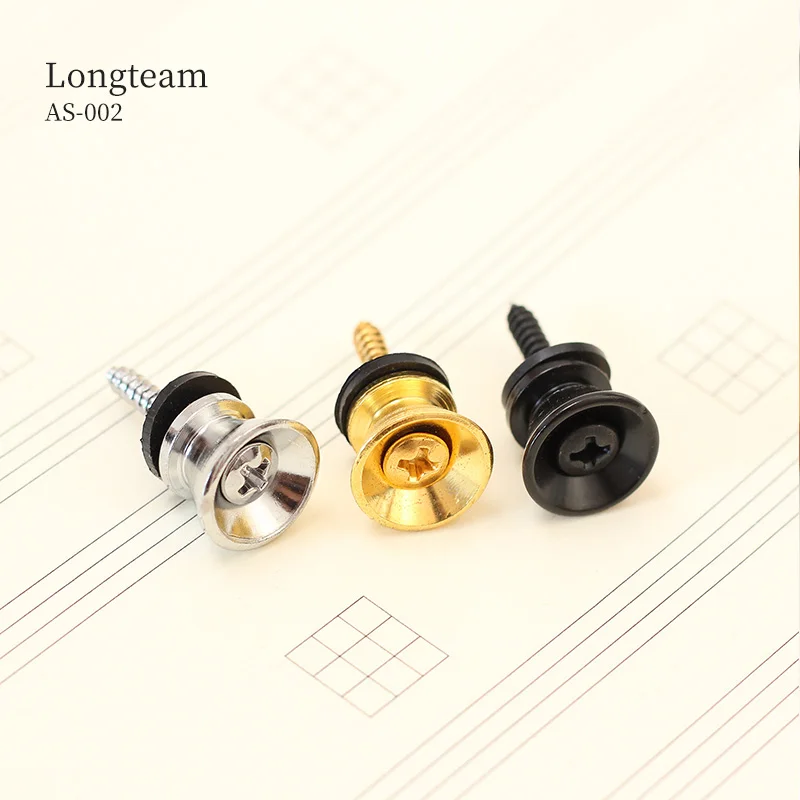 Metal guitar strap end pin Guitar Accessories Strap Button Hardware Bass Strap Lock Individual Package