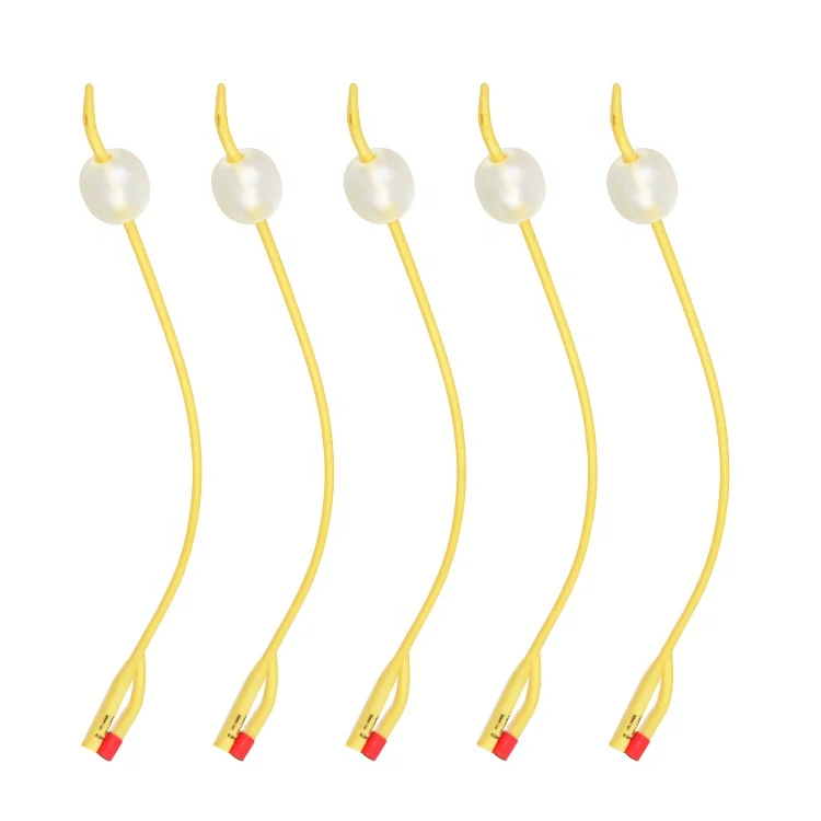 
Medical Sterile 2way Latex Tiemann Foley Catheter with Balloon 