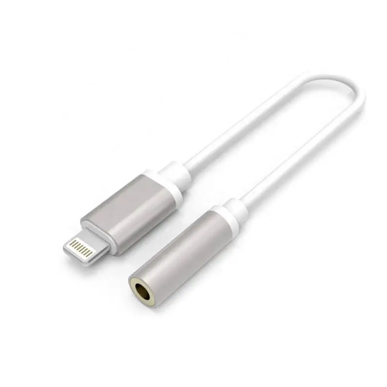 
MFi Certified Audio Connector to 3.5mm Headphone Jack Adapter for iPhone 
