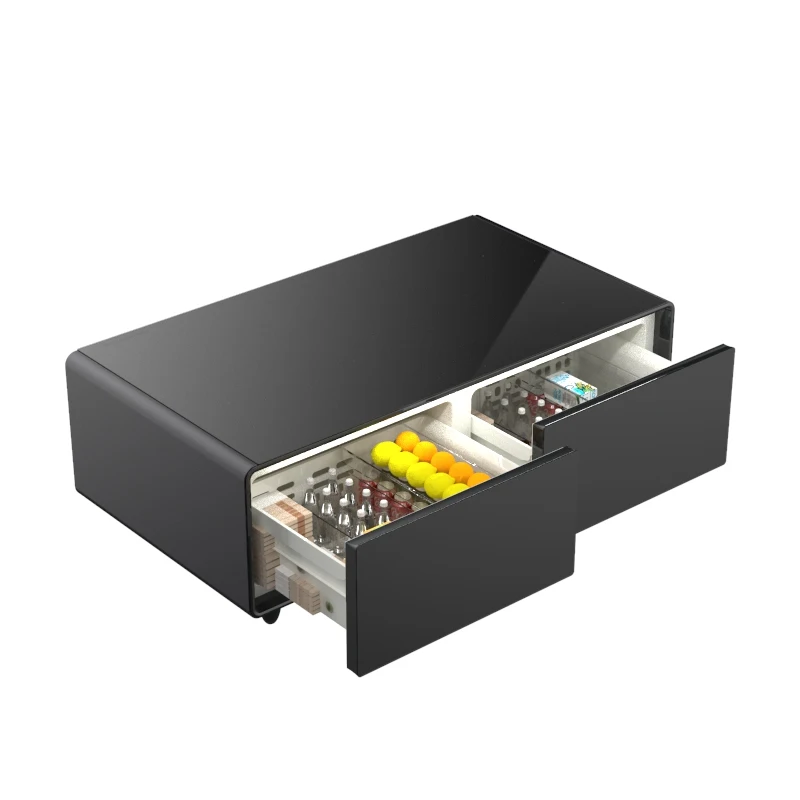 Primst Home Appliances Double Door Refrigerator with Speaker LED Touch Screen  mini bar