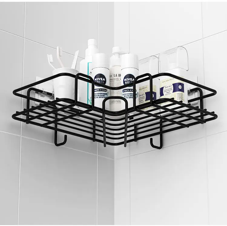 Multifunctional Storage Rack Waterproof  Wall Mount   Bathroom Basket Shelves