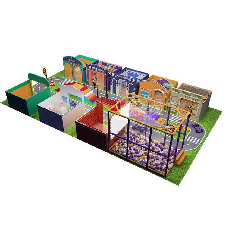 145 Sqm 3 M Height Indoor Fun Play House Playground Children Playhouse Equipment