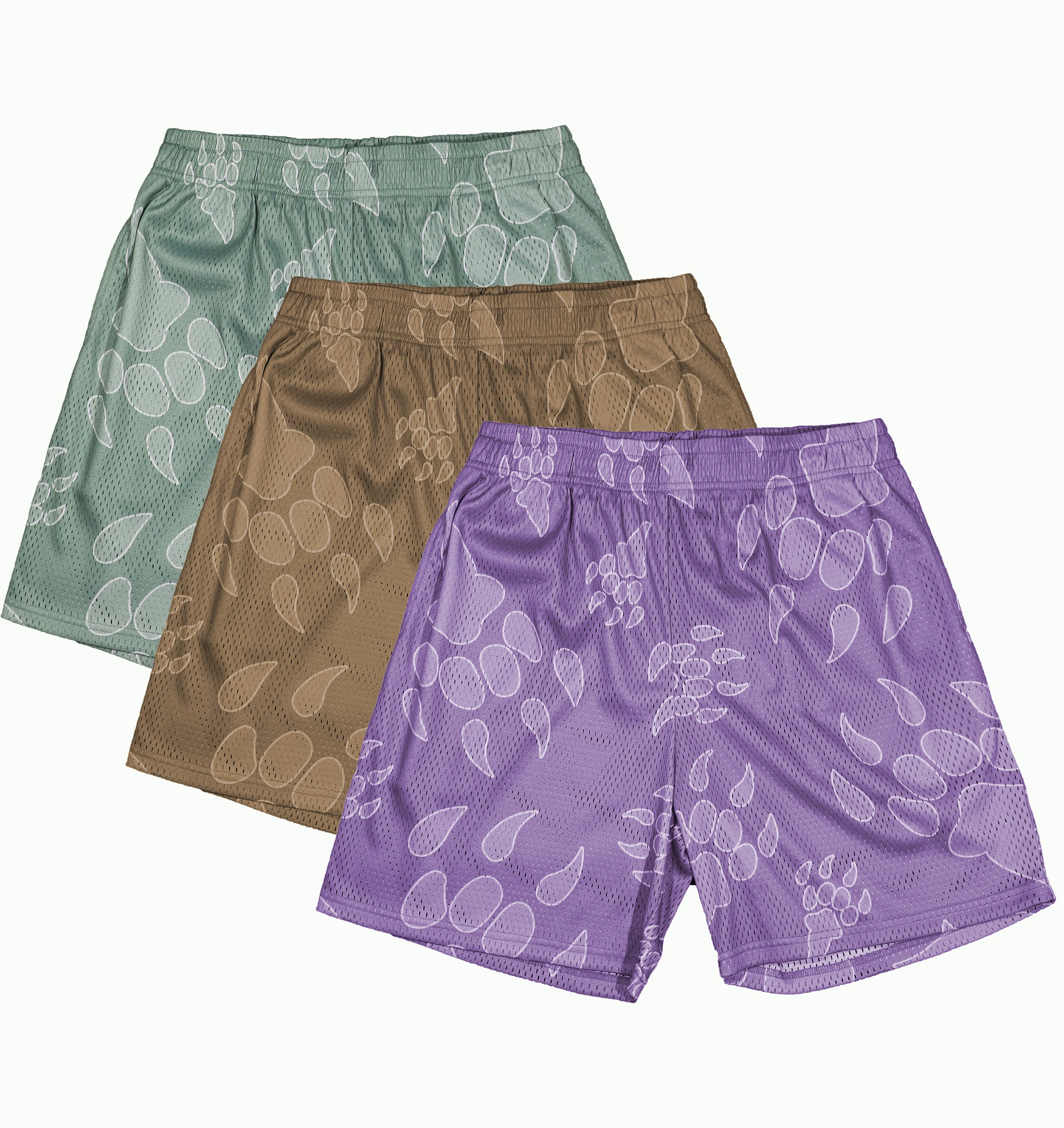 Manufacturer custom logo high quality polyester sublimation printed basketball 5 inch inseam double layer men custom mesh shorts