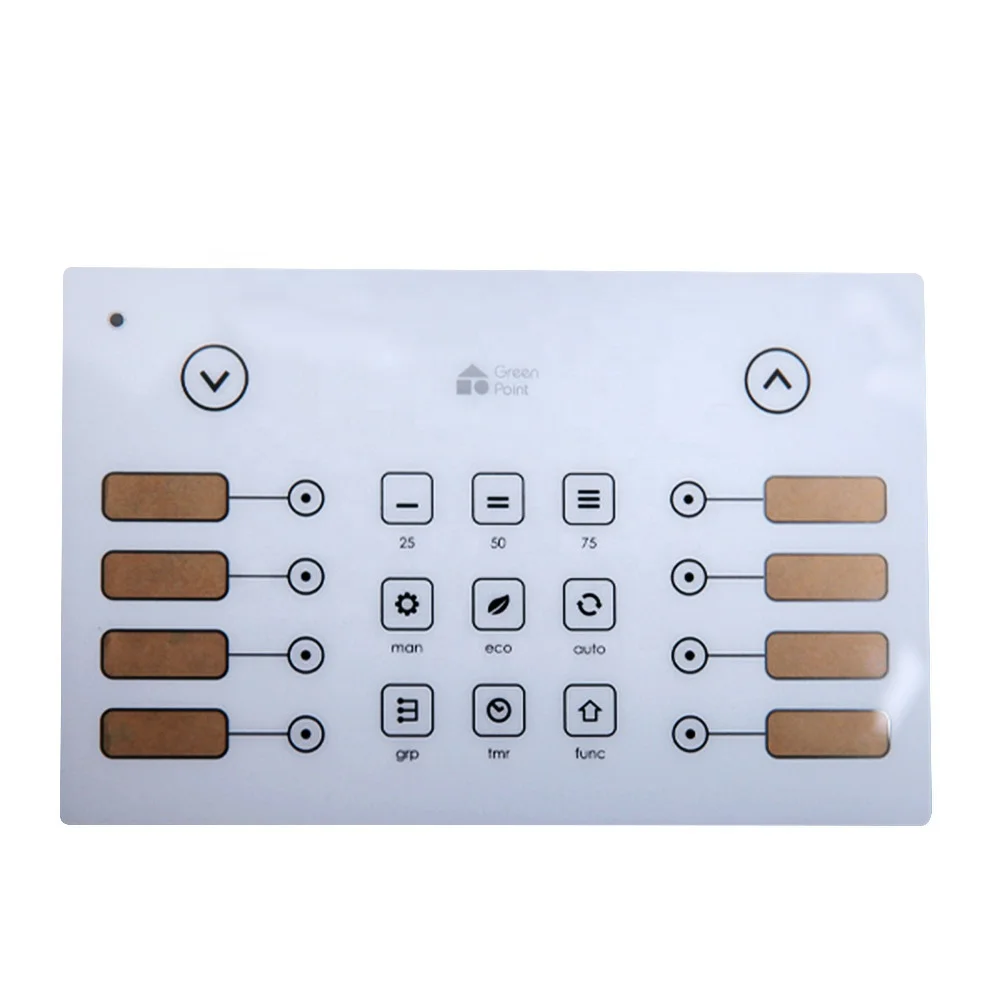 Custom Key Pad Graphic Overlay Button Panel Membrane Keypad Keyboard Membrane Switch