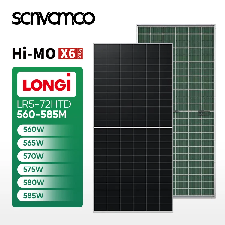 Комплект солнечных панелей двойное стекло для домашнего использования гибкая полуячейка 565 Вт 570 550 солнечная панель с аккумулятором