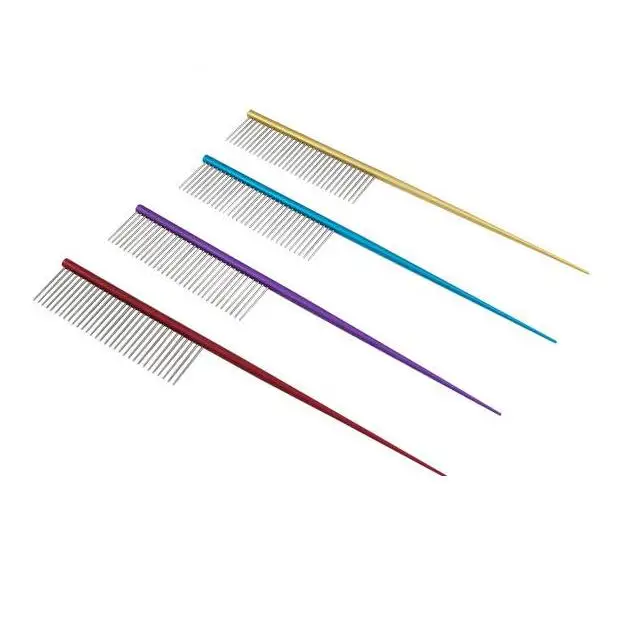 Pet Supplies Fast Shipping High End Design Durable Using Metal Cat Needle Hair Comb Dog Pet Grooming Comb