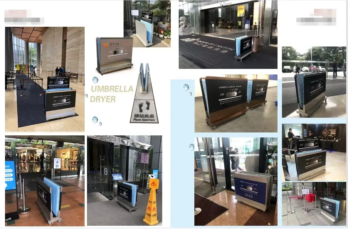 Eco-Friendly Stainless Steel Umbrella Drying Machine