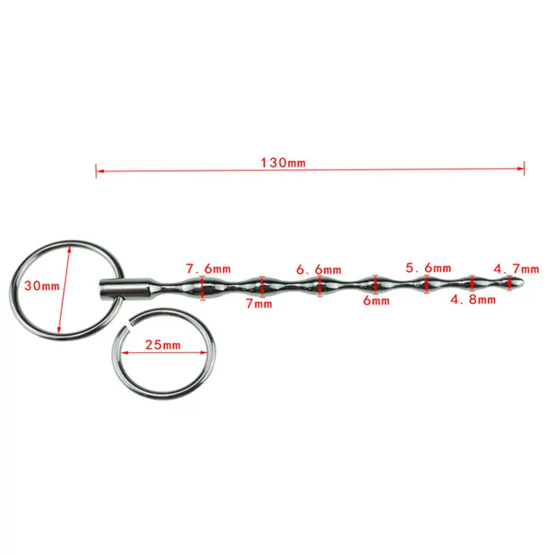 13cm Stainless Steel Hollow Urethral Dilators Urethral Plug Penis Plug Urethra Sounds Tube Stretching Sex Toys for Men