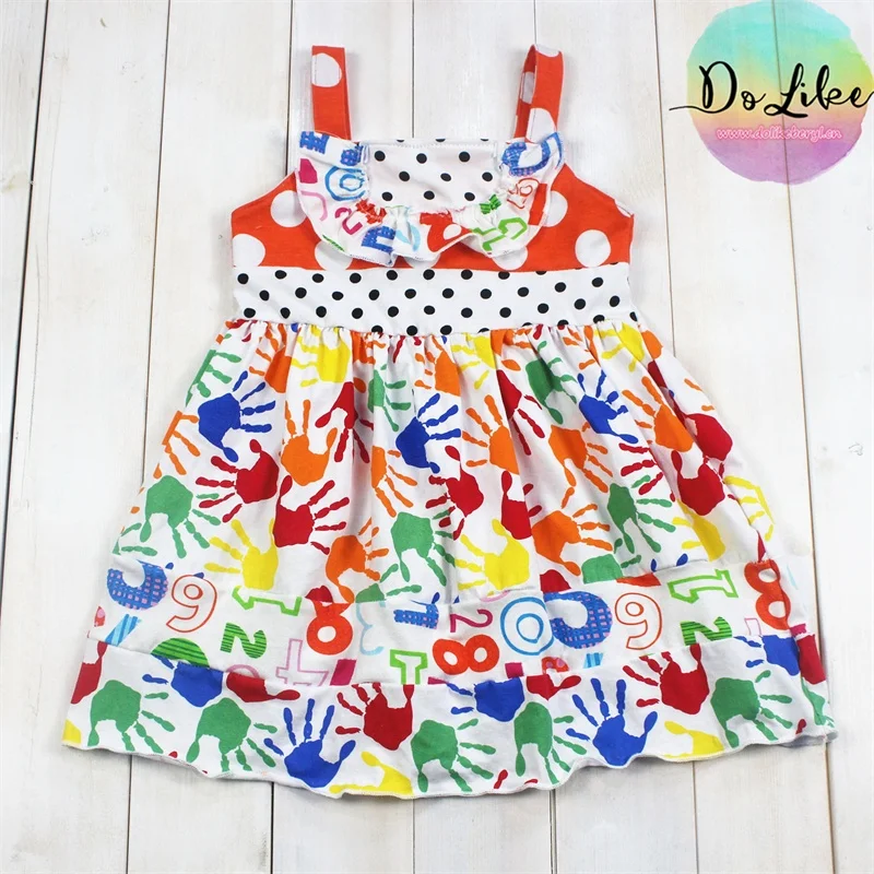 Adorable kids sweet design for little girls clothing apples apparel baby clothes children back to school dresses casual dress