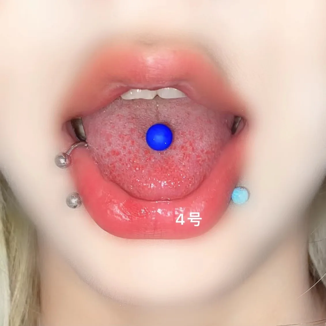 European and American Body Piercing jewelry Spicy Girls Acrylic Tongue Nails and Rings