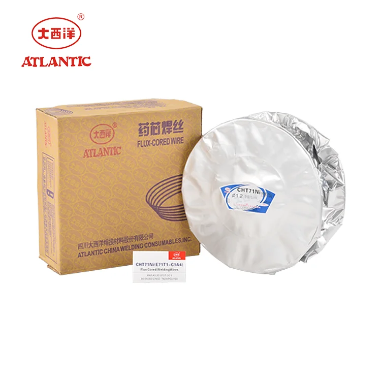 Сварочная проволока ATLANTIC CHT71Ni OEM AWS A5.36 с E71T1-C1A4 Флюсом 1 2 мм 4 6 15 кг