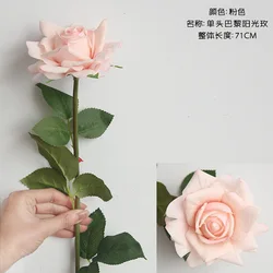 D-BAL001 New artificial real touch flower arrangement latex rose flower for wedding metal arch back drop birthday decor stand