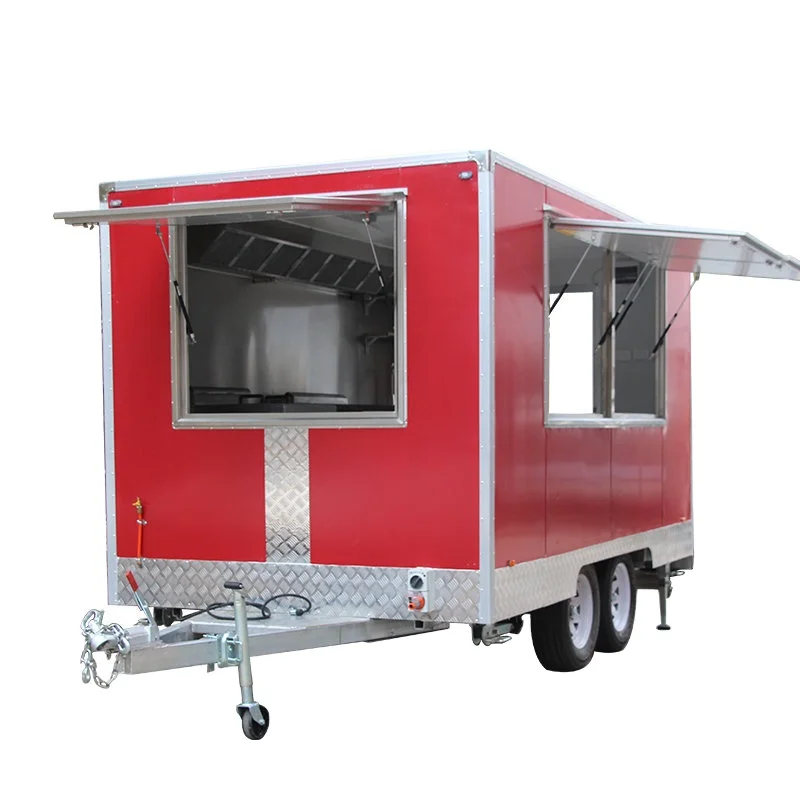 Оптовая продажа с фабрики, трейлер для пищевых продуктов, Мобильная тележка для пищевых продуктов, уличная кухня, грузовик для фаст-фуда с оборудованием для приготовления пищи, для продажи