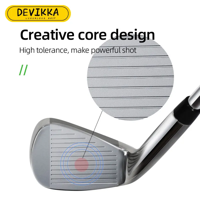 Konday Mini Head Golf Iron #7 Sweet spot drill practice Golf training practice Club training aids as tour striker