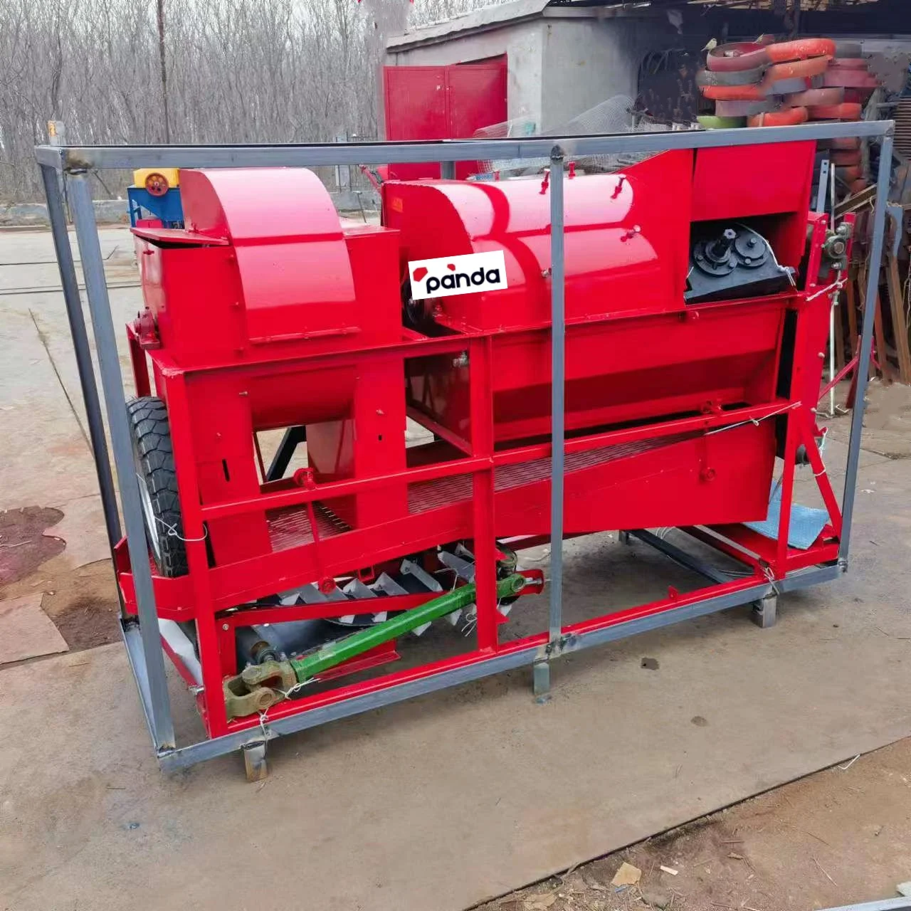 Groundnut peanut picker harvest picking machine