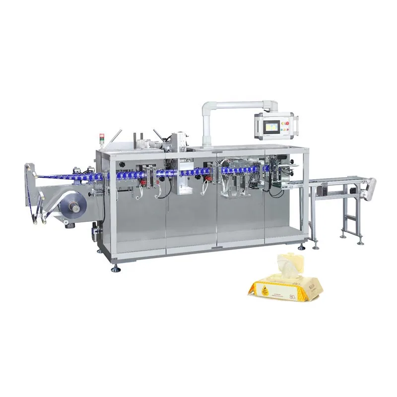 Автоматическая машина для изготовления влажных салфеток производственная линия