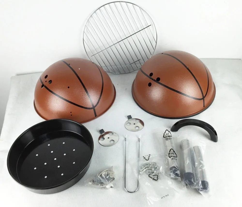 High quality Safe Tripod design Portable Basketball shaped barbecue stove outdoor BBQ Charcoal Grill