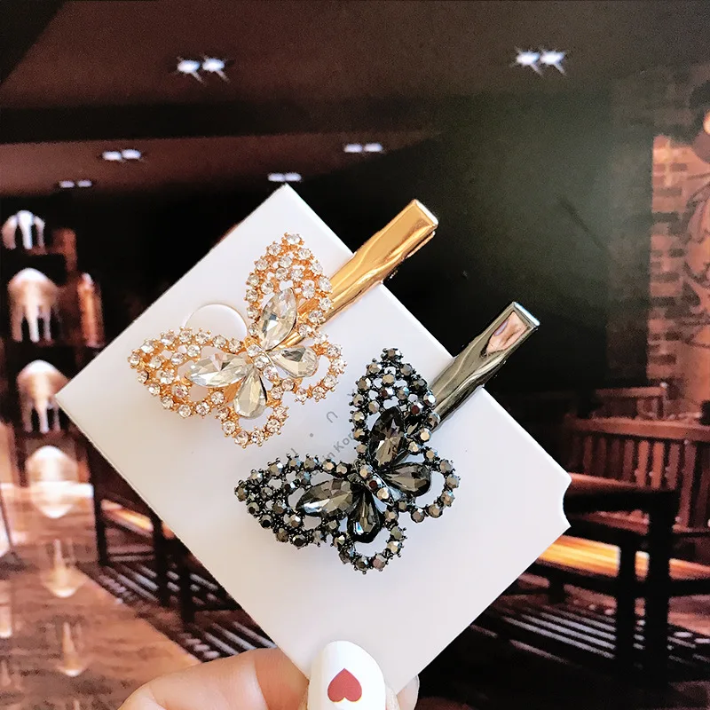 Rhinestone Hairpin Temperament Bangs Clip Side Clip Hair Accessories Side Clip