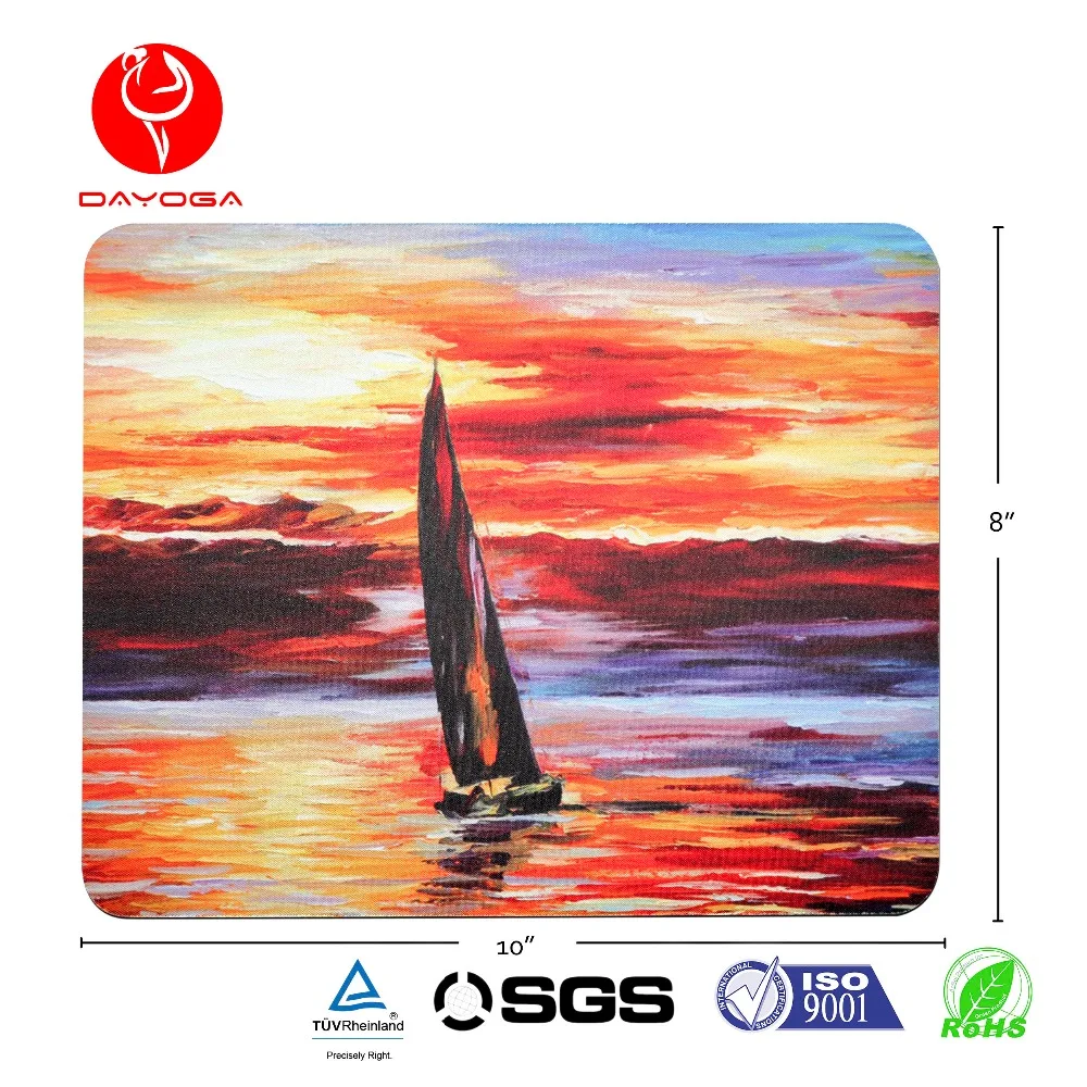Wholesale High Quality Sublimation Gaming Mouse Pad OEM Full Pattern Size Thickness Material Customizable Mouse Mat Mouse Pad