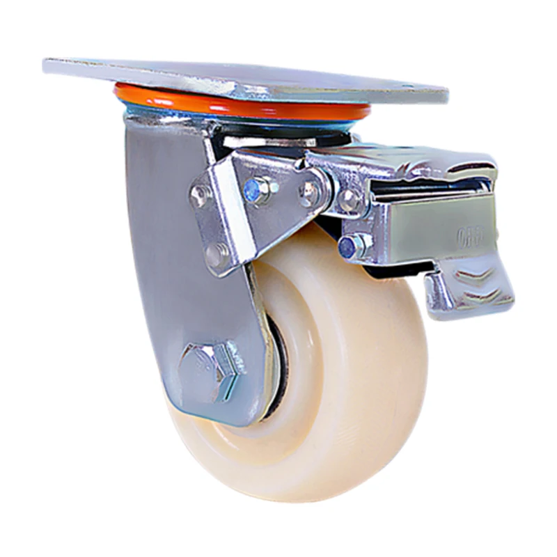Factory Wholesale Caster Heavy Duty Nylon Wheel Swivel Caster