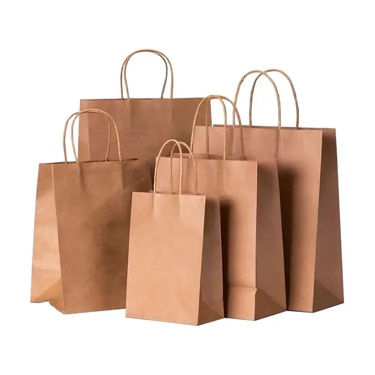 Cheap Price Coffee Shipping Craft Food Customised Paper Bag with Logo Printing