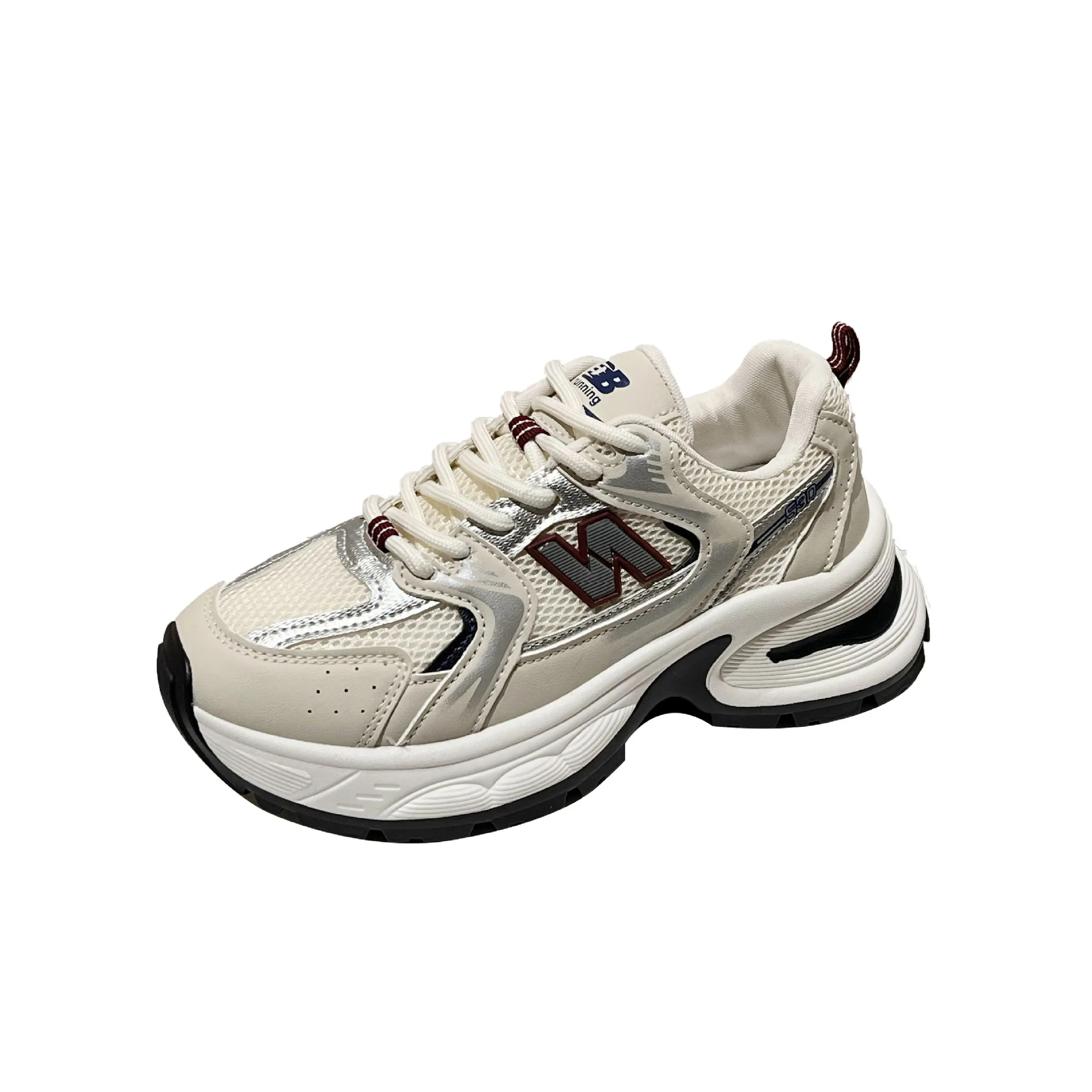 New arrival models high quality boys track runner shoes sports men sneaker white USA market hot sell athletic running footwear