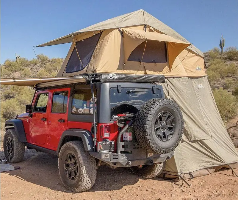 4x4 бездорожье мягкая палатка на крыше грузовика переносная Сверхлегкая для каравана продажу