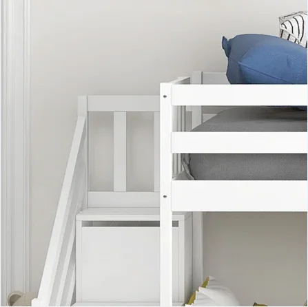 Cheap Factory Price Green Small Two Children Beds For Adults With Desk Loft Frame Folding Sofa Bunk Bed Plywood