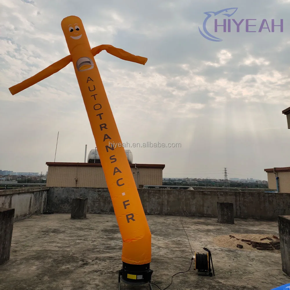 factory Customized Inflatable Sky Air Dancer Dancing Man With Blower For Advertising