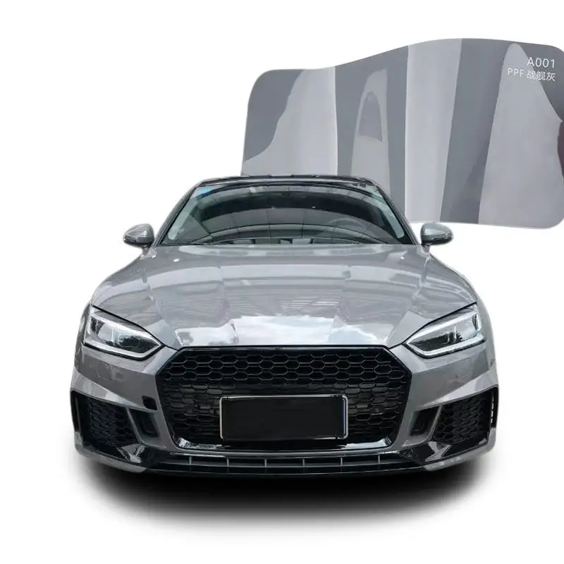 vinyl car wrap TPH PPF for car Color Changing Car Body Sticker Grey 1.52m*17m vinyl wrap