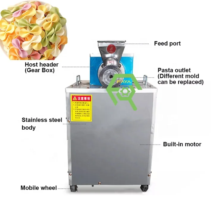 Hollow Pasta Italy Noodles Macaroni Making Machine Pasta Processing Machine Spiral Macaroni Maker