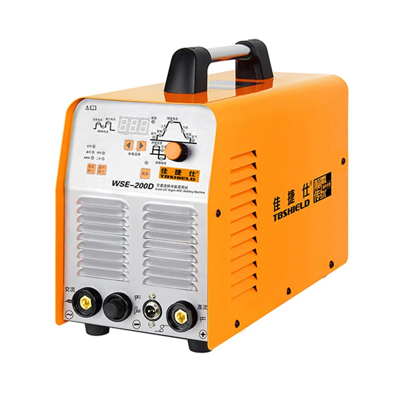 WSE-200D новый высококачественный промышленный инвертор типа AC/DC TIG сварочный аппарат портативный мини электрический Tig сварочный аппарат