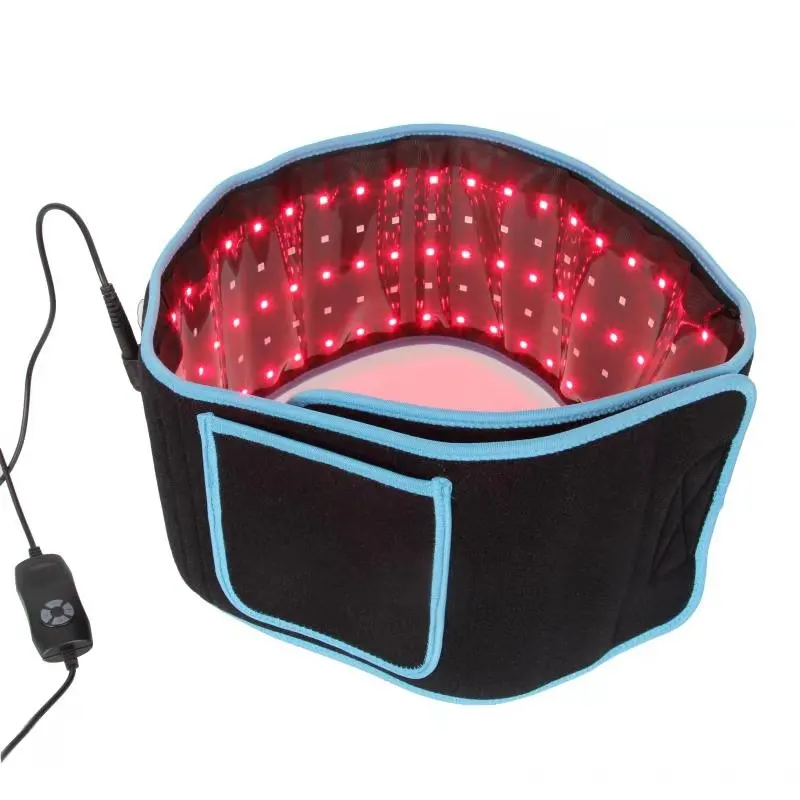 
No EMF ODM OEM Pain Relief Weight Loss Light Belt 660nm 850nm Red Light Therapy Wrap Belt 