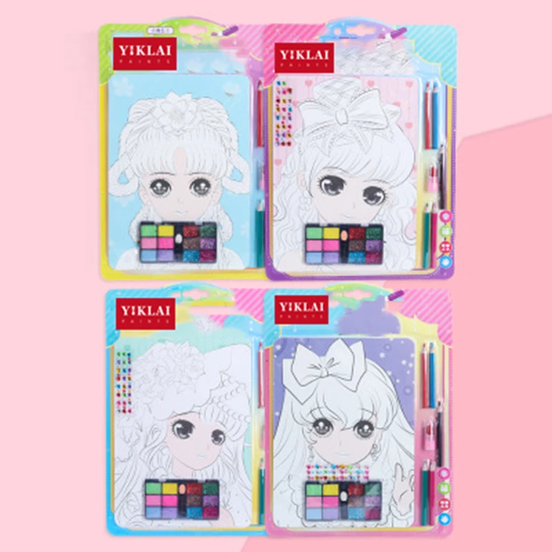 Детские игрушки для макияжа DIY принцесса макияж живопись