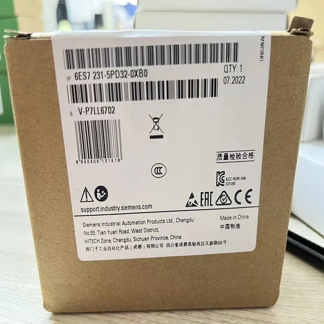 6ES7231-5PD32-0XB0 Siemens S7-1200 SM 1231 Original spot analog input module