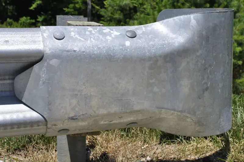 Highway Guardrail  Bullnose End Corner Radius Terminal