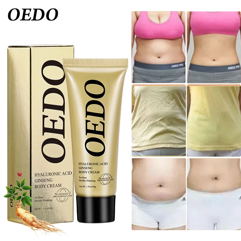 NEW OEDO Hyaluronic Acid Ginseng Body Slimming Cream Reduce Cellulite Lose Weight Burning Shaping Waist Fat Slimming Cream
