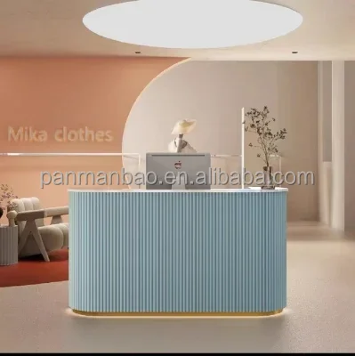 Прямая Продажа с фабрики дешевая мебель для салона красоты цвет настраиваемый парикмахерский салон стойка регистрации