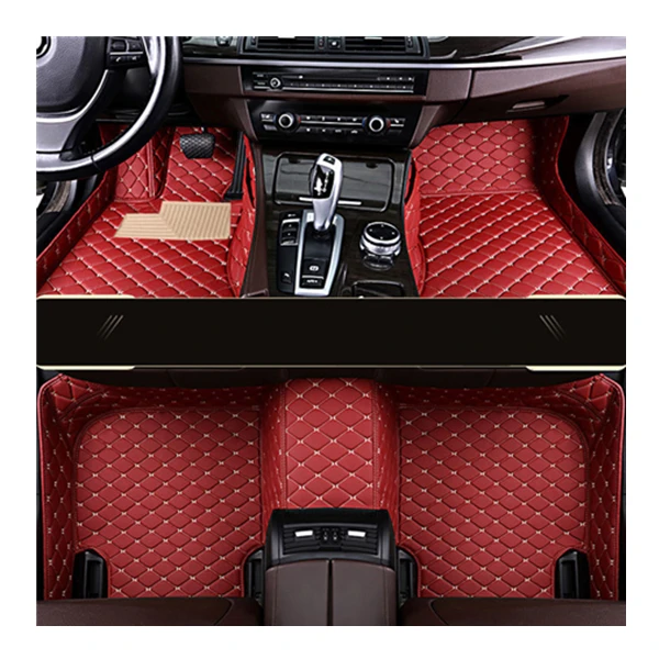 
High Quality Full Set Car Mats Leather Car Floor Mats with Good Price custom car floor mats 
