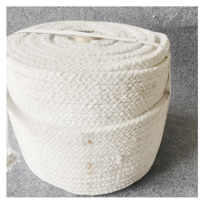 Витая веревка YUANSHUN 2300F из керамического волокна диаметром 3/8 дюйма x 25 футов для уплотнения и прокладки