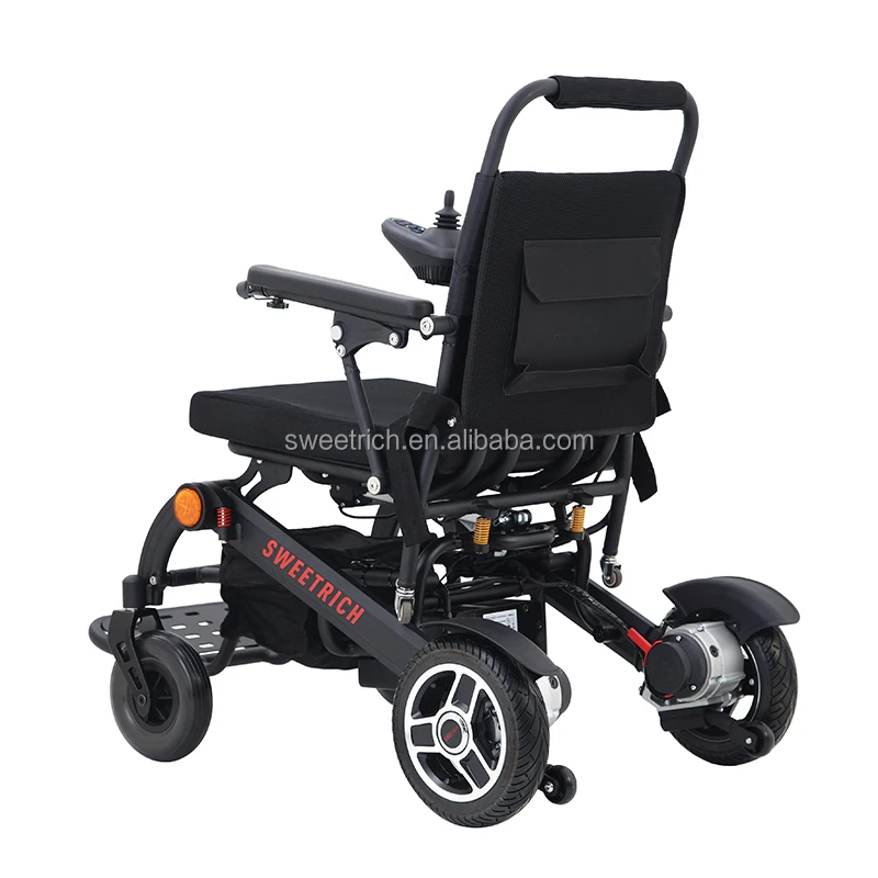 Light Weight  Portable Foldable Electric Stair Climbing Power Wheelchair For Disabled
