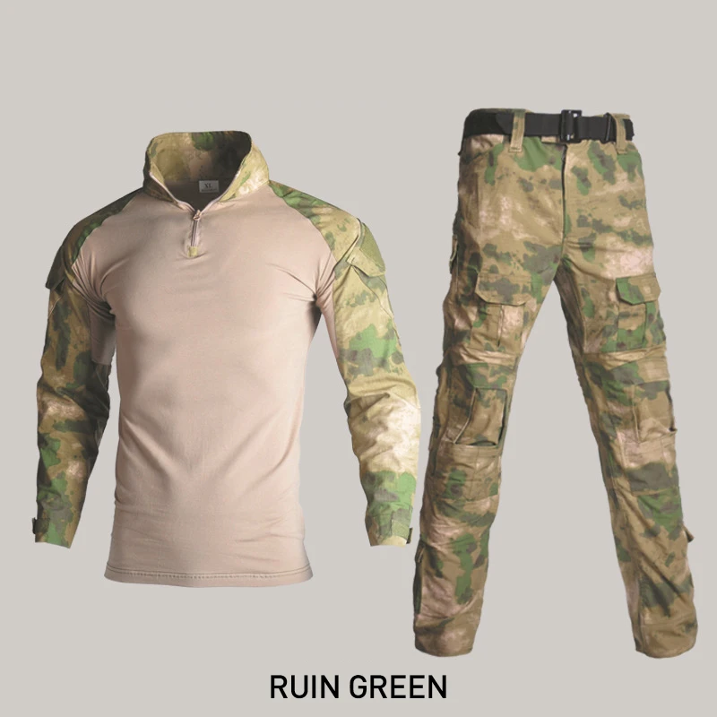 G3 Manufacturer wholesale camouflage CP training clothing ACU frog clothing long sleeved camouflage frog suit