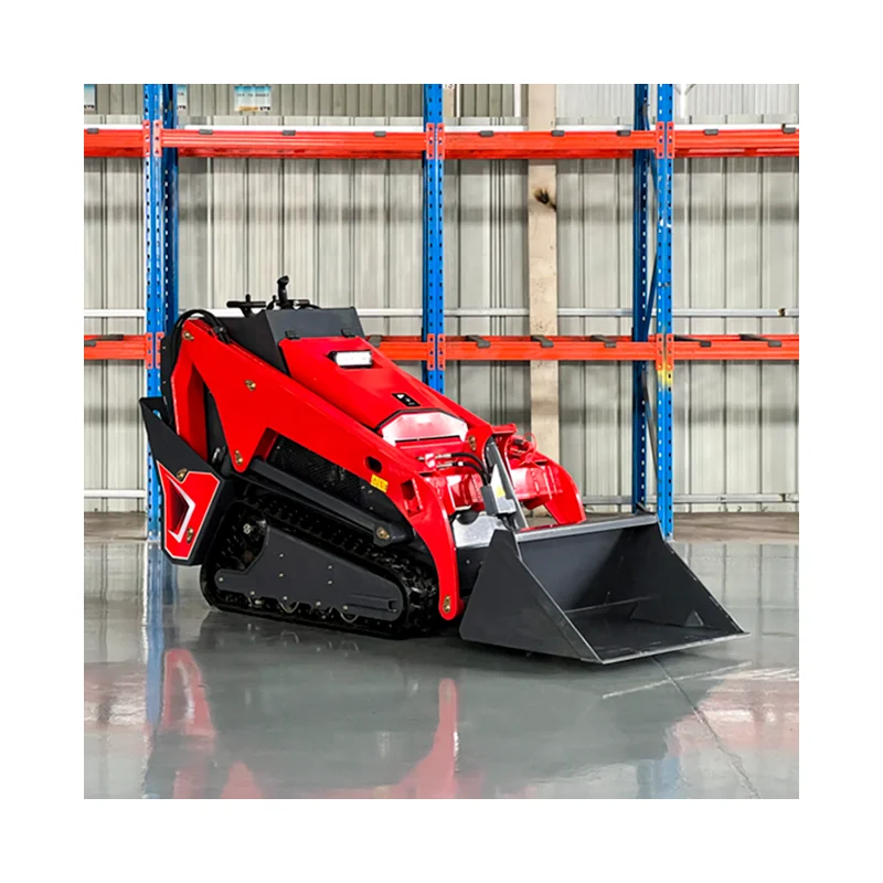 LOONGSHEEN brand new kobota engine mini skid steer 1000 trencher attachment mini skid