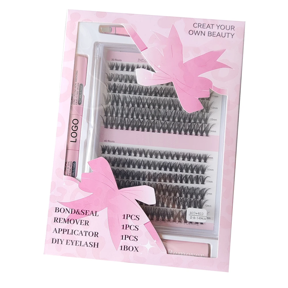 Hot Sale Private Label Lash Cluster DIY Eyelash Cluster Lash Kit