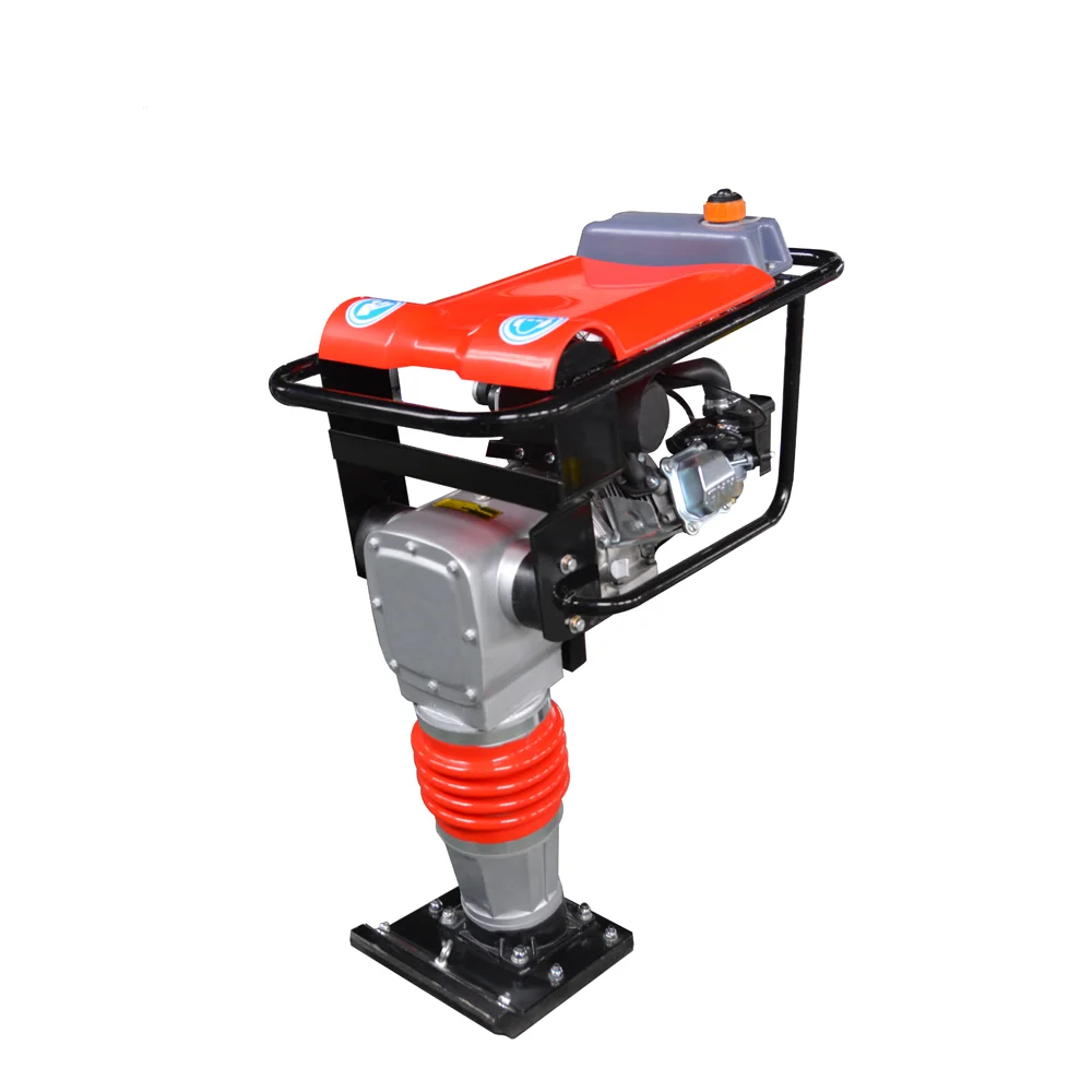 HCR110HZ BRZZ soil mini vibratory tamping rammer petrol machines made in China compact rammers Lifan Loncin Robin motor for sale