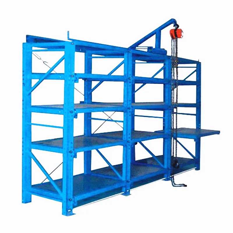 3100*600*2000 Standards Size Warehouse Heavy Drawer Mould Storage Rack For Plastic Injection Rack Mould