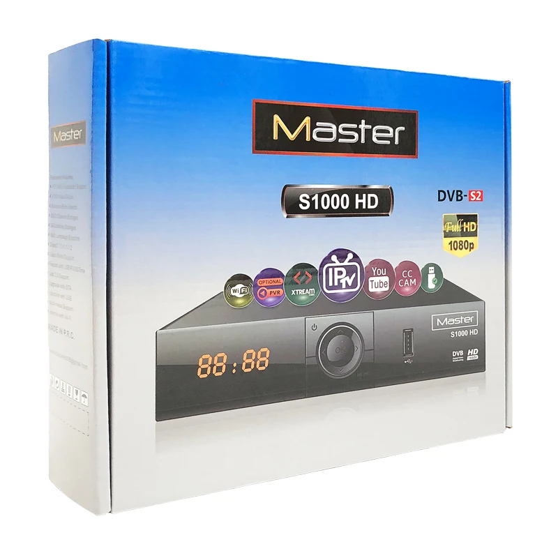 Master-S1000HD Quad Core H.265 USB3.0 2.4G WiFi Set Top Box Q PLUS