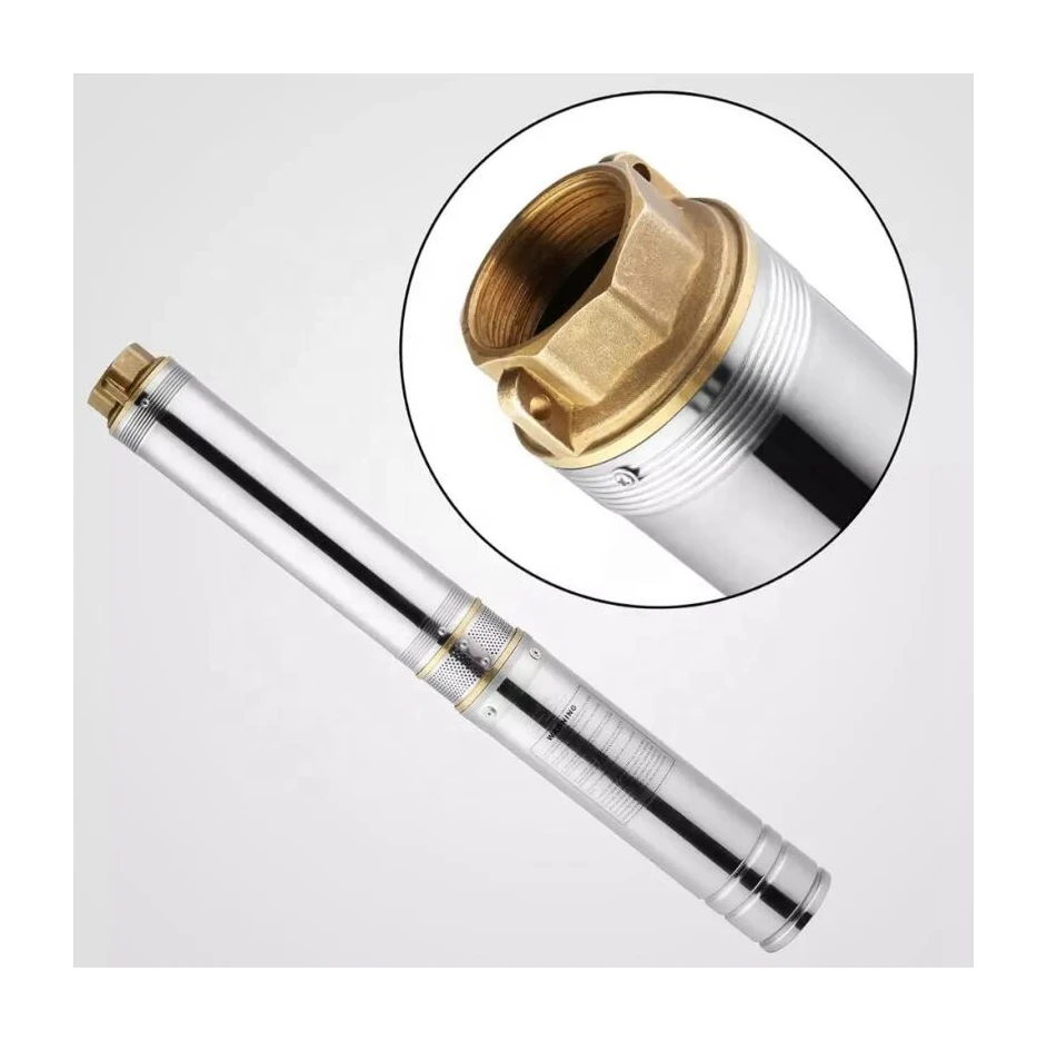 4Inch 750W bomba de agua 1hp Solar Submersible Borehole Pump DC 110V Solar Deep Well Water Pump For Agriculture